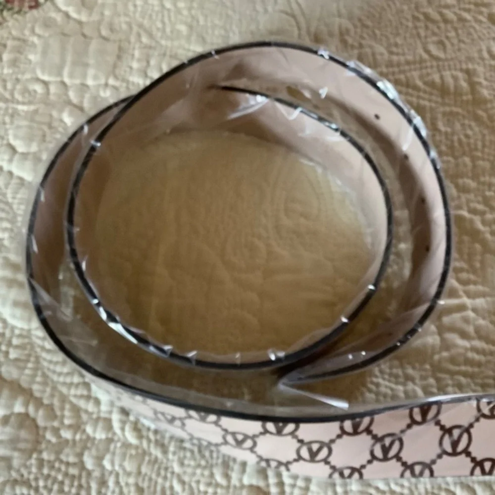 SOLD VALENTINO AUTHENTIC NEW WTAG MARIO VALENTINO GIUSY MONOGRAM LEATHER NUDE - Picture 6 of 10